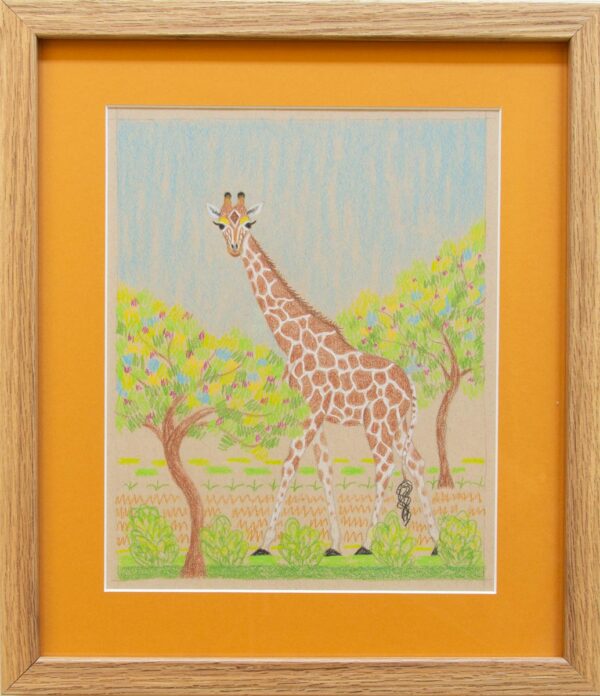 Giraffe with Diamond